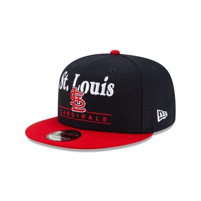 Red St. Louis Cardinals Hat - New Era MLB Two Tone Retro 9FIFTY Snapback Caps USA3246780